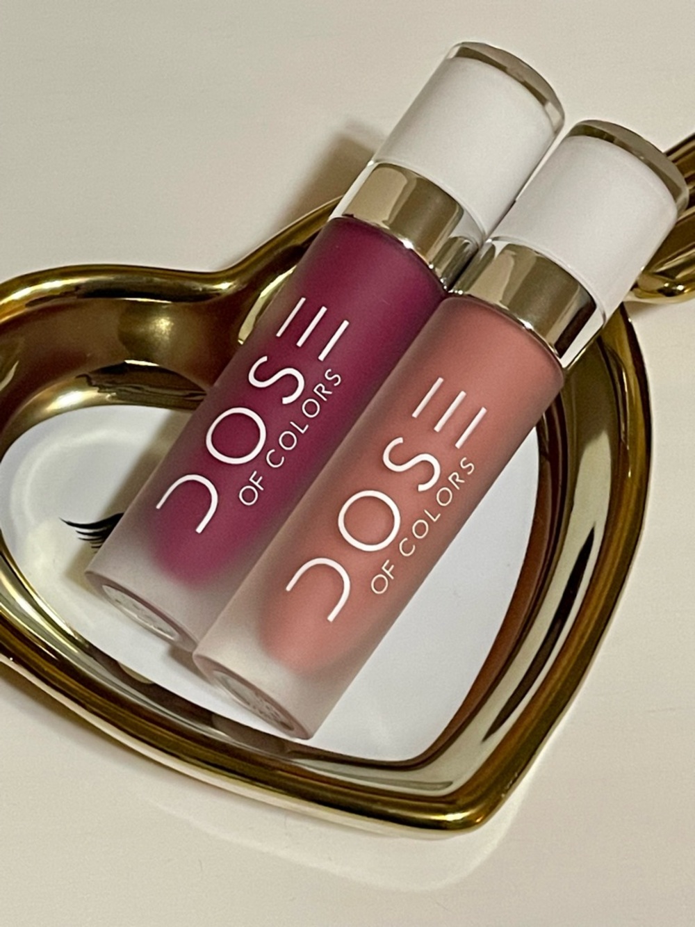 Dose of Colors Liquid Lipstick Set - Berry Me & Flirty NWOB